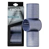 Fromm ProVolume 2' Self-Grip Ceramic Ionic Thermal Hair Rollers, 3 Count, Large Salon Quality Hair Curlers for Medium to Long Length Hair and Curtain Bangs