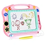 LOFEE Magna Drawing Doodle Board Present for 1 2 3 4 Year Old Girl,Magnetic Drawing Board Gift for 2 3 4 Year Old Girl Toy Age 1 2 3 Birthday Gift for 2 3 4 Year Old Girls Small Toys for Travel SLHFPX