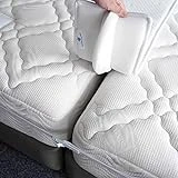 FeelAtHome Twin to King Bed Converter kit (8' Class) - Bed Bridge - Split King Gap Filler for Adjustable Bed - Twin and Twin XL Bed Connector to Make King - Mattress Bridge