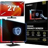 VINTEZ 27 Inch Computer Privacy Screen Filter for 16:9 Widescreen Computer Monitor - Anti-Glare - Data confidentiality Shield - Anti-Scratch Protector Film