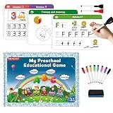 Healuck Kindergarten Workbooks Preschool Learning Activities, Pre K Letter Tracing Books for Kids, Toddler Alphabet Writing Practice