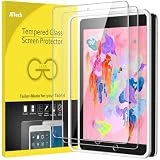 JETech Screen Protector for iPad (9.7-Inch, 2018/2017 Model, 6th/5th Generation), iPad Air 2/1, iPad Pro 9.7-Inch with Easy Installation Frame, Tempered Glass Film, HD Clear, 2-Pack