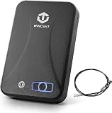 Gun Safe Lock Box Portable Smart Pistol Safe One Gun Capacity Handgun Firearm Security Safe Box with RFID & Key for Home Office Travel Car
