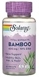 Bamboo Extract 70 Silica Guaranteed Potency 600 MG (60 Capsules)