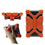 CHINFAI Universal 7 inch Tablet Case Shockproof Silicone Stand Cover for All Versions RCA Voyager Vankyo Yuntab Samsung Google Nexus MatrixPad Z1 Huawei 7' Android Tablet and More, Orange