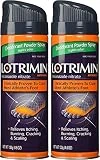 Lotrimin Af Miconazole Nitrate Deodorant Antifungal Powder Spray, 4.6 Ounce - Pack of 2