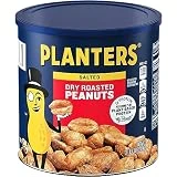 Planters Dry Roasted Peanuts, 52 oz Canister (Pack of 2)