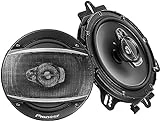 Pioneer TS-A1677S A-Series 6.5' 3-Way Coaxial 320 Watts Peak Power Car Audio Speakers