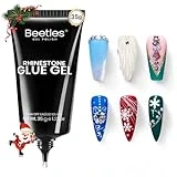 Beetles 35ML Rhinestone Glue for Nails Gel Polish, Gel Nail Glue for Christmas Decoration Super Strong Bling Gel for Nail Gem Glue Nail Art Jewels Nail Crystals Beads Diamonds 3D Beauty Gift