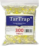 TarTrap 300-Pack Premium Cigarette Filters | Fits Regular & King Size | Easy-to-Use, Enhanced Filtering | Elevate Your Smoking Experience