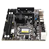 LGA 775 Motherboard, Integrated 6 Channels, DDR3 1066/1333MHz for G41 Chipset ATX Desktop Computer, 3 in 1 Function of Integrated Graphics, Sound Card and Network Card