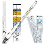 Hydrometer | Monitor and Test Your Homebrew | Homebrewed Beer, Wine, Mead, Cider, and More | Easily Measure Specific Gravity