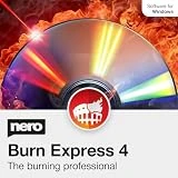 Nero Burn Express 4 | CD/DVD Burning Copying Software| Backup | Rip | 1 PC | Windows 11 / 10 / 8