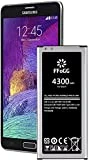 Galaxy Note 4 Battery 4300mAh Li-Polymer Battery for The Samsung Galaxy Note 4 [N910, N910U LTE, AT&T N910A, Verizon N910V, Sprint N910P, T-Mobile N910T] Note4 Spare Battery [24 Month Warranty]