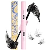 Lash Bond and Seal Strong Hold Eyelash Glue 2 in 1 Lash Adhesive and Lock Long Lasting Waterproof Black Lash Glue and Sealant for DIY Lash Extension Clusters by Mavphnee