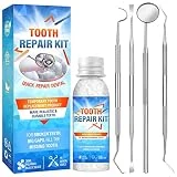 Tooth Repair Kit, Moldable Dental Care Kit for Fixing The Missing and Broken Replacements, Temporary Filling Fake Teeth DIY at Home, Restoring Your Confident Smile