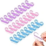 RETON 24 Pcs Handle Grip Nail Brush, Nail Brushes Fingernail Scrub Cleaning Brushes for Toes and Nails Cleaner, Pedicure Manicure Brush for Women Men Girls (Multicolor)