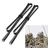 Bingfu Foldable CS Tactical SMA Female Ham Radio Antenna 2-Pack Dual Band VHF UHF 136-520MHz 42.5 inch Antenna for Kenwood Baofeng BF-F8HP UV-5R UV-82 BF-888S GT-3 Ham Two Way Radio Walkie Talkie