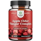 Apple Cider Vinegar Pills - For Weight Loss 1000 MG ACV Extra Strength Fat Burner Natural Supplement Pure Detox Cleanse Digestion Support - Appetite Suppressant Immune Booster - for Women and Men