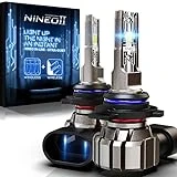 NINEO 9012 LED BULBS FOG LIGHT, 60W 12000LM 300% Super Bright HIR2 Winless Wireless In-Line Powersports Accessory Lights (Pack of 2)