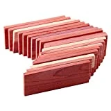 Cedar Space Cedar Blocks for Closet Storage, 100% Aromatic Red Ceder Blocks Cedar Planks Tablet (16)