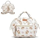 Aerobunny Small Bag Backpack for Mom Dad - Mini Bag Tote Mommy Bag Include Insulated Pocket