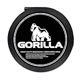 GORILLA Swimming Pool Backwash Hose with Clamp - Extra Heavy Duty - Weather and Chemical Resistant (50 FT)