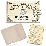 Medium Wooden Spirit Board - Talking Board - Spirit Board - Medium Size 14.5 x 9.2'' Handmade Wooden Premium Quality Board and Planchette