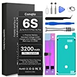 [3200mAh] Battery for iPhone 6S (2023 New Version), Conqto New Upgraded Higher Capacity 0 Cycle Battery Replacement for iPhone 6S Model A1633, A1688, A1700 with Complete Professional Repair Tool Kits