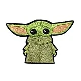 Star Wars Baby Yoda Patch Mandalorian Child Chibi Embroidered Iron On Applique