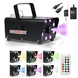 5 Core Fog Machine 750W Smoke Machine 4000 CFM Low Lying Indoor Outdoor Water Based 300 ML Liquid Fog Maker w LED Lights Fogger for Halloween Wedding Party Christmas Stage Effect Gender Reveal - FOG 7