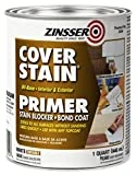 Rust-Oleum Zinsser 03504 Cover Stain Interior/Exterior Oil Primer Sealer, 1-Quart, White