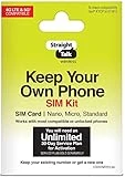 Keep Your Own Phone CDMA SIM Card Kit (KYOP) for Straight Talk, Verizon Compatible