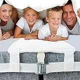 EPHEDORA 12' Extra Wide Bed Bridge Connector | Twin XL to King Converter Kit with Strap | Adjustable Mattress Connector for Bed | 25D Memory Foam | Extra Wide Design | Non-Slip | Storage Bag Included