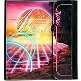 Trapper Keeper Binder, Retro Design, 1 Inch Binder Includes 2 Folders and Extra Pocket, Metal Rings and Spring Clip, Secure Storage, Glow, Mead School Supplies (260038FM-ECM)