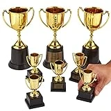 Halloween Costume Contest Trophies Bundle, 8-Pack - (3) Large 8.6' x 4.5' and (5) Small 2.25 x 3.75' Customizable Party Awards + Stickers - Fun for Home, Work, School and Bar Crawl Costume Parties