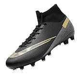 Aiqzsh Kids Soccer Cleats Boys Girls Football Shoes Athletic Anti-Slip Outdoor/Indoor Sports Shoes
