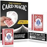 Magic Makers Ultimate Card Magic Kit 170 Card Effects with Bicycle Stripper Deck