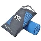 Rainleaf Microfiber Towel Perfect Travel & Sports &Camping Towel.Fast Drying - Super Absorbent - Ultra Compact.Suitable for Backpacking,Gym,Beach,Swimming,Yoga