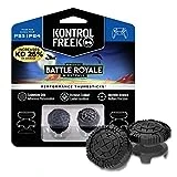 KontrolFreek FPS Freek Battle Royale Nightfall for PlayStation 4 (PS4) and PlayStation 5 (PS5) | Performance Thumbsticks | 2 High-Rise Convex Black