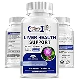 Liver Complex Supplement to Detox, Cleanse, and Repair The Liver, Natural Ingredients Milk Thistle Seed Silybum Marianum, Artichoke Extract, Dandelion, Berberine, Chicory Root & Turmeric(120 Counts)
