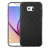 ELISORLI Compatible with Samsung Galaxy S6 Active Case Rugged Thin Slim Cell Accessories Protection Anti-Slip Fit Rubber TPU Mobile Phone Cover for Glaxay S6Active 6s S 6 6Active G890A Women Men Black