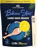 Tress Wellness Hard wax beads for hair removal - For sensitive skin - Bikini Star 1.2lb