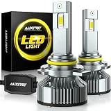 AUXITO 9012/HIR2 LED Light Bulbs, 30000LM 6500K Cool White, Long Lifespan, Canbus Ready, HIR2/9012 Plug and Play Halogen Replacement for Fog Lights, Pack of 2