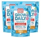 Healthy Height Grow Daily 3 Protein Powder (Vanilla) Pack of 3 - Developed by Pediatricians - High in Protein Nutritional Shake - Contains Key Vitamins & Minerals