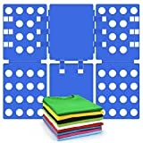 BoxLegend T shirt Folding Board T shirt Clothes Folder Laundry Organizer Easy and Fast for Kid and Adult to Fold Clothes Blue