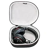 Headphone Case for Sony, Soundcore Anker, Beats, JBL, OneOdio, Bose, Audio-Technica, Sennheiser - Hard Travel Protective Carrying Storage Bag(Black+Grey)