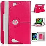 UrbanX 10.1 Inch Universal Tablet Case Protective Cover Folio for Google Nexus 10 P8110 360 Degree Rotatable Kickstand Multiple Viewing Angles Credit Card Holder