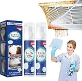 Foam Heavy Grease Cleaner, Foam Cleaner All Purpose Heavy Duty, Kitchen Power Stain Removal Foam Cleaner, Stubborn Grease & Grime Remover Spray (100ml, 2 Pack)
