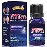 Fast Action Liquid Wart Gel Maximum Strength Liquid with Salicylic Acid - Fast-Acting Wart Liquid Freeze Off Designed for Warts, Plantar Wart, Genital Wart, Common Wart, Flat Wart, Corn, Callus